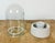 Vintage White Porcelain and Glass Ceiling Light, 1970s For Sale - Image 6 of 13