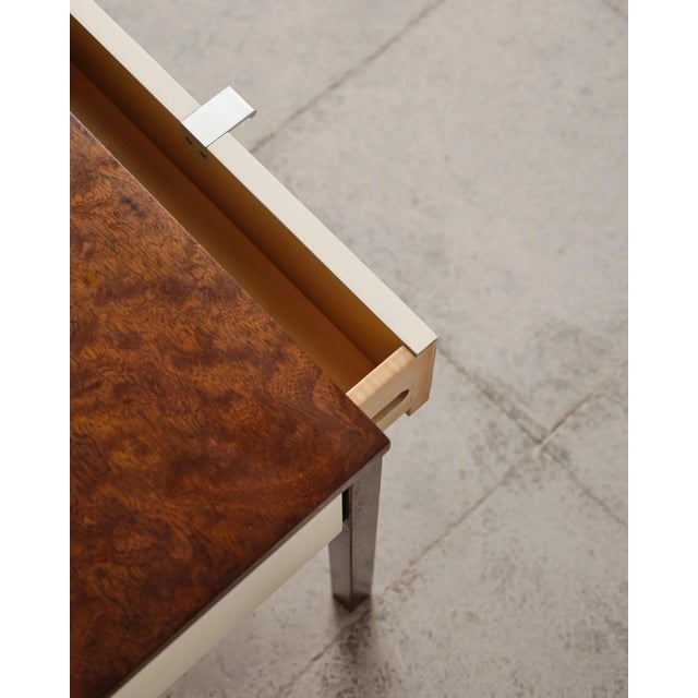 Mahogany Bedside Tables with Drawers by Florence Knoll for Knoll International, Germany, 1960s, Set of 2 For Sale - Image 13 of 18