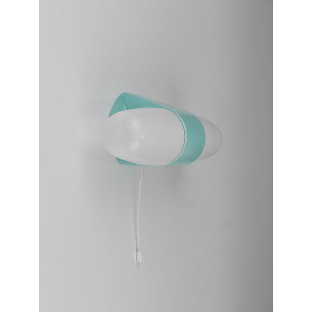 Bauhaus Turquoise Double Sconce Wall Light, Germany, 1950s For Sale - Image 13 of 17