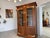 Brown Antique Art Nouveau Glass Display Cabinet, 1920s For Sale - Image 8 of 18