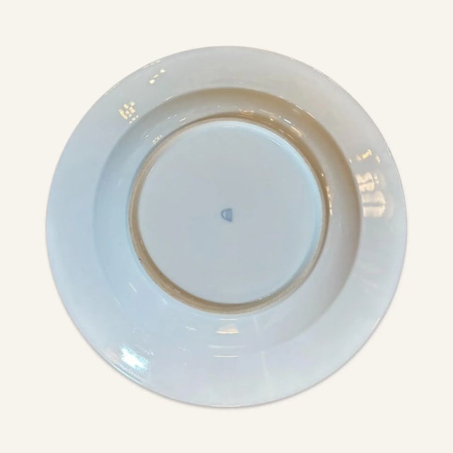 Art Nouveau Late 19th Century Royal Vienna Hand-Painted Plate Depicting an Allegorical Scene For Sale - Image 3 of 3