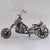 Industrial Metal Motorcycle Sculpture by Azele Studio For Sale - Image 12 of 12