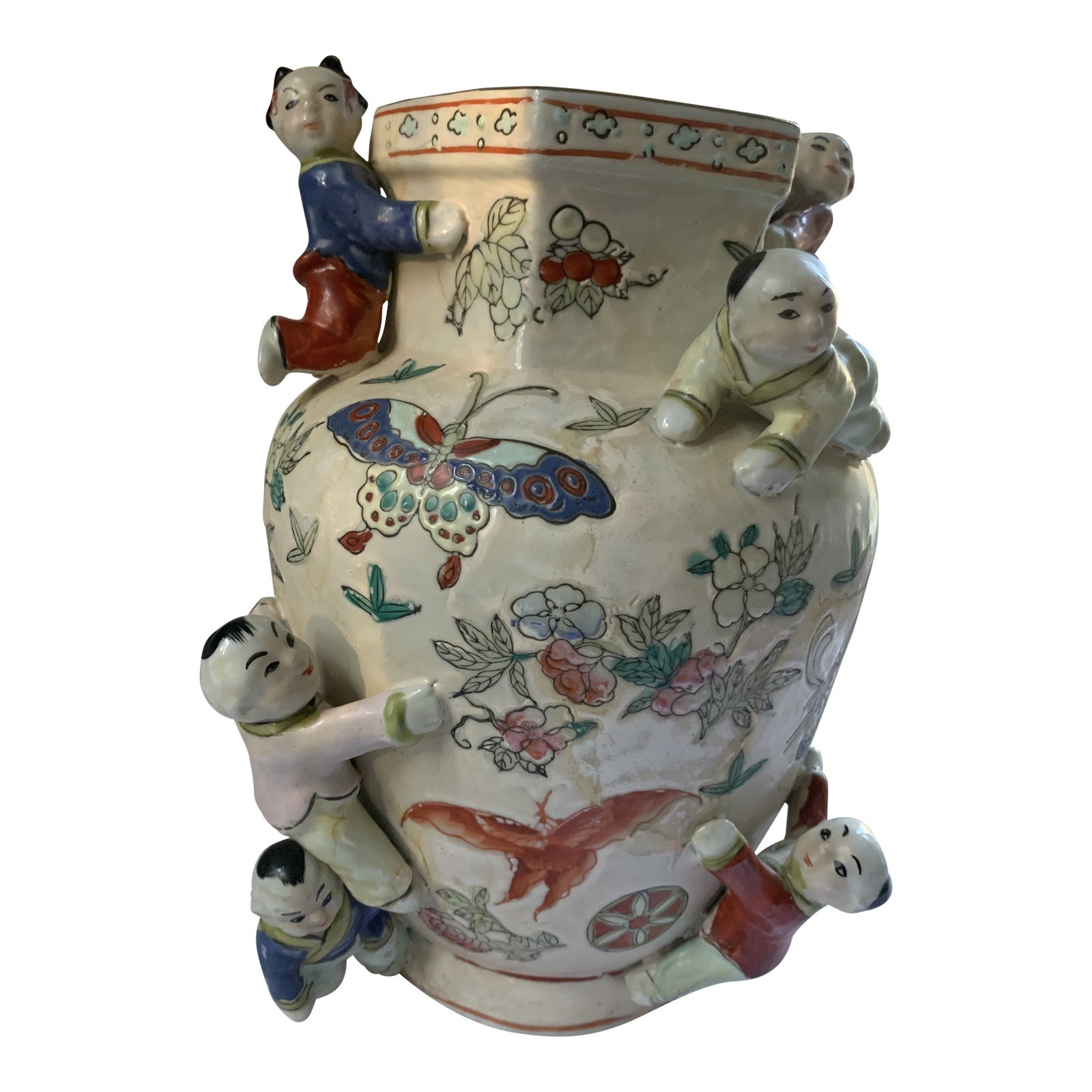 Antique Chinese Porcelain Fertility Vase Chairish