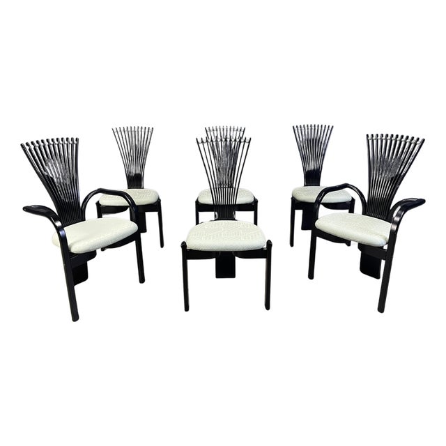 Totem Chairs by Torstein Nilsen for Westnofa, 1980s, Set of 6 For Sale
