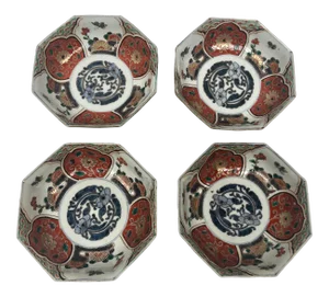Antique Imari Bowls - Set of Four