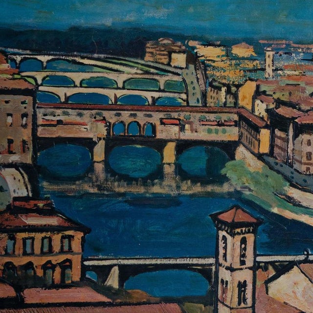 Federico Lloveras, Florence, Oleograph, Framed For Sale - Image 4 of 11