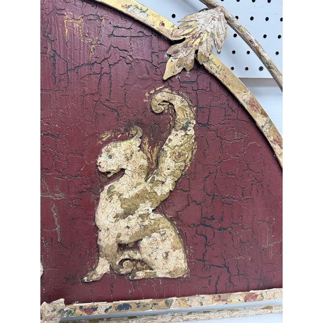 Gold John Richard Wrought Iron Griffin Wall Hanging For Sale - Image 8 of 8