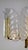 Scandinavian Brass and Ice Glass 8-Light Chandelier by Carl Fagerlund for JSB, 1960s For Sale - Image 6 of 12