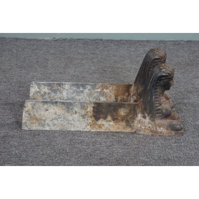 Offering these cast iron log holders. This set of two log holders has both a practical and decorative function. First of...