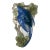 Porcelain Majolica Parrot Wall Pocket Circa 1920 For Sale