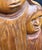 1940s 1940s Mexican Modernist Flores Arias Hand-Carved Wooden Sculpture – Mother and Child For Sale - Image 5 of 9