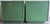 Green Pair of Green 1970's Campaign Style Nightstands For Sale - Image 8 of 11