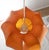 Orange Cocoon Pendant Lamp, 1960s For Sale - Image 6 of 7