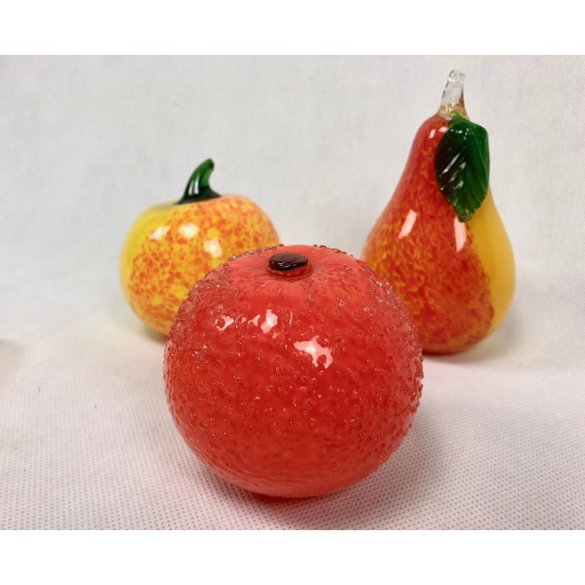 1970s Mid-Century Art Glass Fruits, 1970s, Set of 6 For Sale - Image 5 of 10