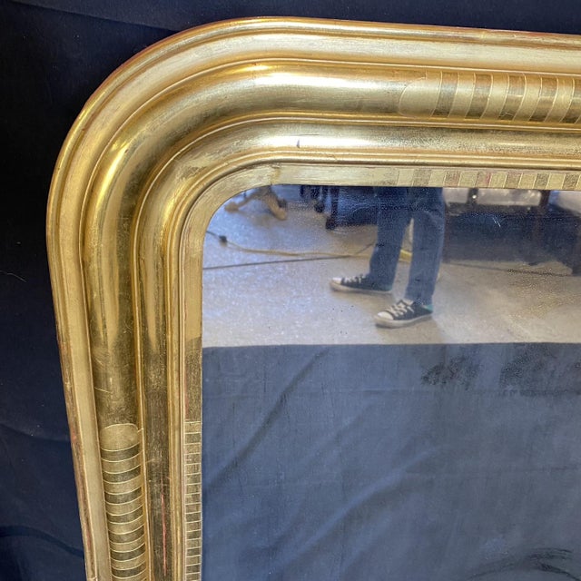 Louis Philippe Antique Giltwood Mirror For Sale - Image 15 of 16