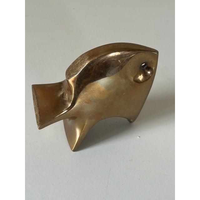 Vintage Bronze Fish Ashtray, 1970s For Sale - Image 11 of 13