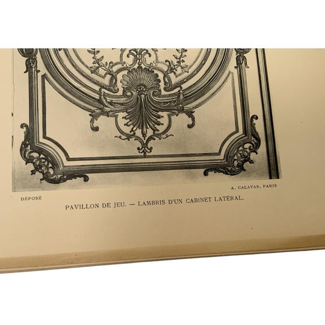 Beige Antique 1908 Le Petit Trianon Architecture Portfolio Léon Deshairs Versailles Plates France C 1908 For Sale - Image 8 of 10