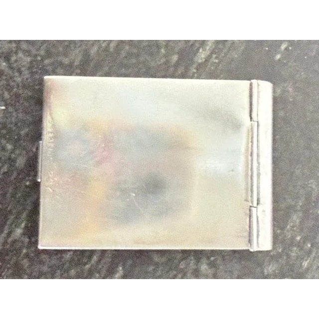 Art Nouveau Antique Sterling Silver Vesta Case, Art Nouveau Design, France, 1900s For Sale - Image 3 of 8