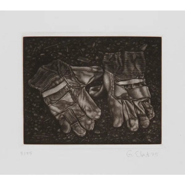 Gerde Ebert, "Glove," Mezzotint For Sale