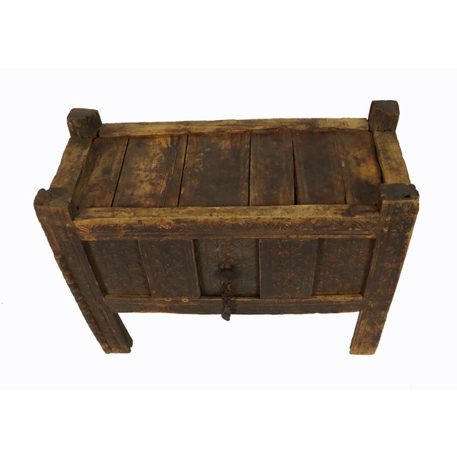 Antique Nomadic Turkmen Yurt Treasure Dowry Chest For Sale - Image 3 of 14