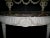 18th-Century Louis XVI Italian Demilune Ivory Painted Console Table For Sale - Image 10 of 11