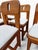 Blue Teak Dining Chairs from WASA, Set of 6 For Sale - Image 8 of 10