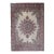 1970s Vintage Handmade Wool Cotton Pink Area Rug For Sale
