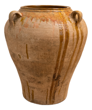 Vintage Spanish Glazed Ceramic Jar, 1970s