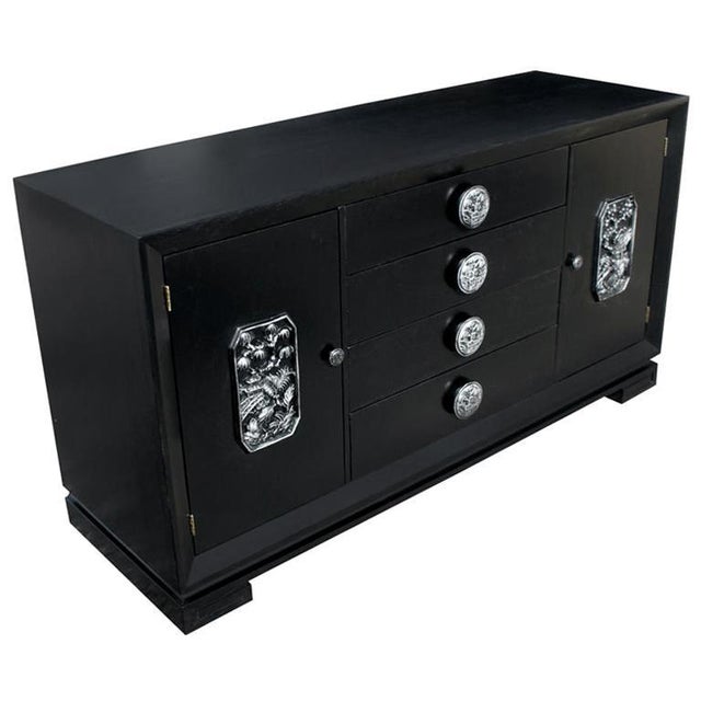 James Mont Chin Hua Hollywood Regency Buffet Cabinet For Sale In Houston - Image 6 of 6