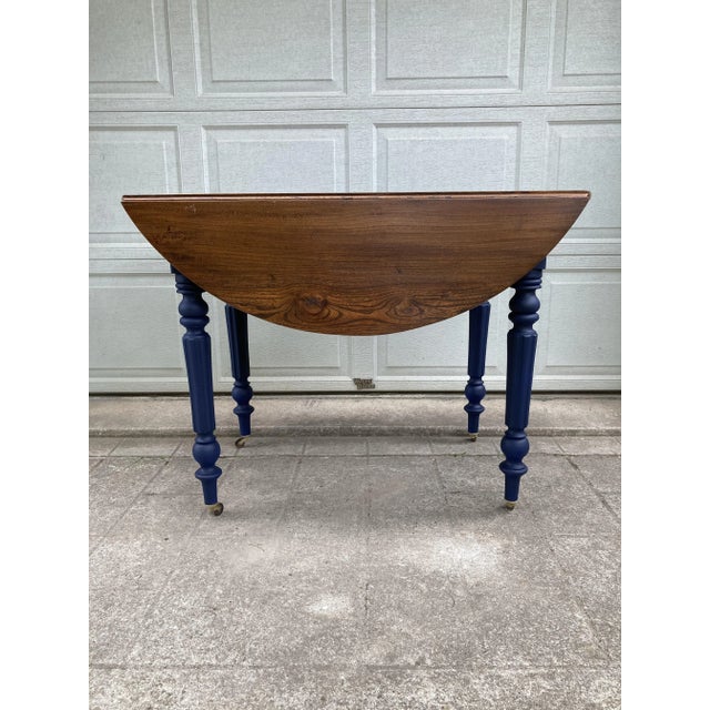 Wood Louis XVI Style Drop-Leaf Table, 19th Century For Sale - Image 7 of 18