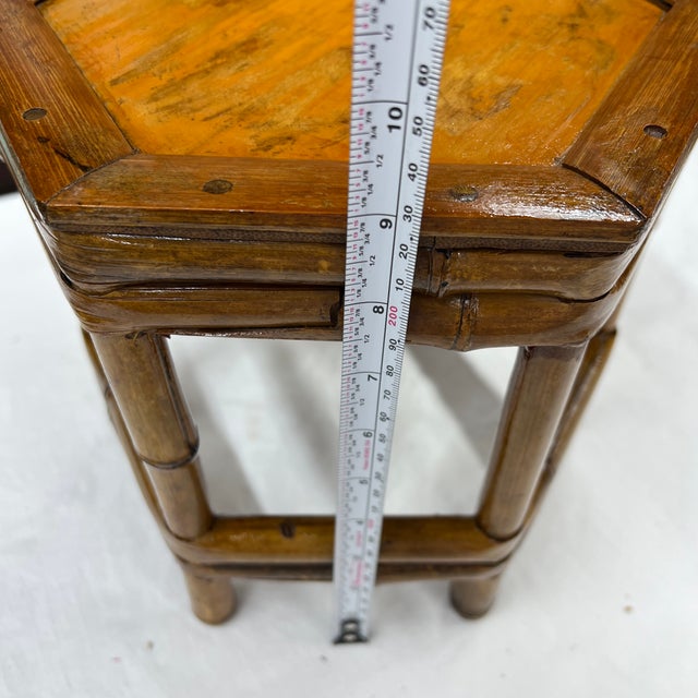 Mid 20th Century Mid Century Bamboo Plant Stand For Sale - Image 5 of 6