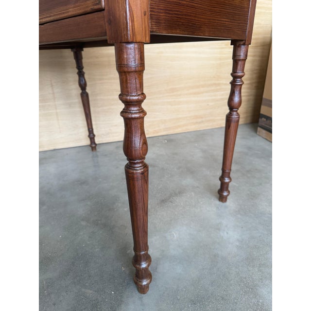 Early 20th Century Spanish Country Pine "Mobila " Sofa Table or Console table with Drawer For Sale - Image 14 of 18