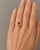 Not Yet Made - Made To Order Art Nouveau–Inspired Garnet and Pearl Botanical Ring in 14k Gold, Size 7.5 For Sale - Image 5 of 6