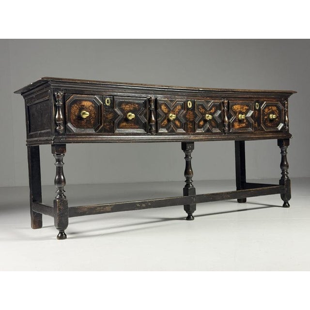 English William & Mary Dresser, 17th Century For Sale - Image 6 of 18