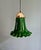 Pendant Light in Scalloped Green Opaline Glass from Peill & Putzler, 1970s For Sale - Image 6 of 17