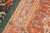 Textile Shabby Chic 1990's Pak-Persian Green/Rust Wool Rug - 8'2'' X 10'3'' For Sale - Image 7 of 9