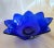 Contemporary Vintage Pressed Glass Bowl Cobalt Blue Bowl For Sale - Image 3 of 13