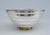 Mid-Century Modern Vintage 1950's-60's (India) Silver Plate & Brass Art Deco-Style Ribbed, Step-Tieref Decorative Bowl For Sale - Image 3 of 13