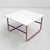 Purple and Pink Tubular Coffee Table, 1980s, in Good conditions. Designed 1980 to 1989