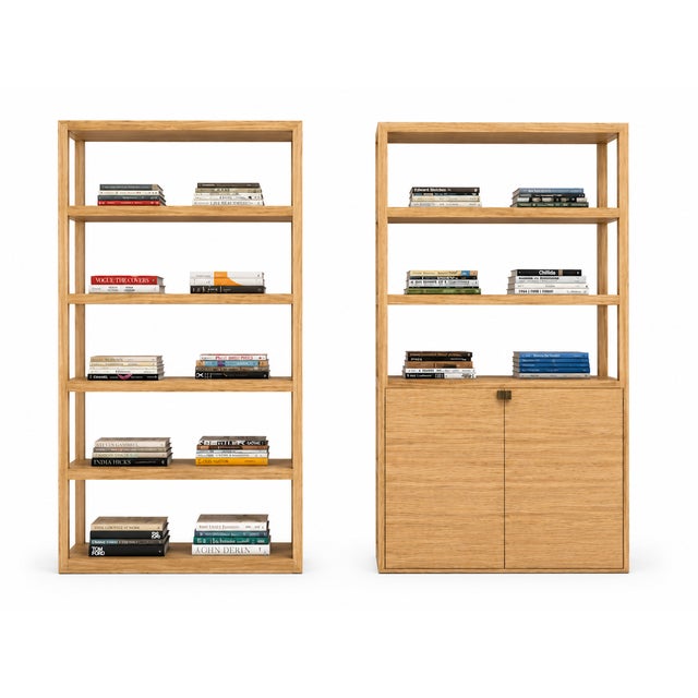 Designed by renowned Italian designer Sergio Brioschi for Cecchini Italia, this exceptional pair of architectural shelving...
