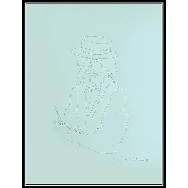 Message us to inquire about custom framing options! (Included for free with every purchase) Igor Galanin Original Drawing,...