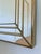Wood Large Vintage Deknudt Arched Beveled Panel Mirror – Gold, Belgium, 1980s For Sale - Image 7 of 12