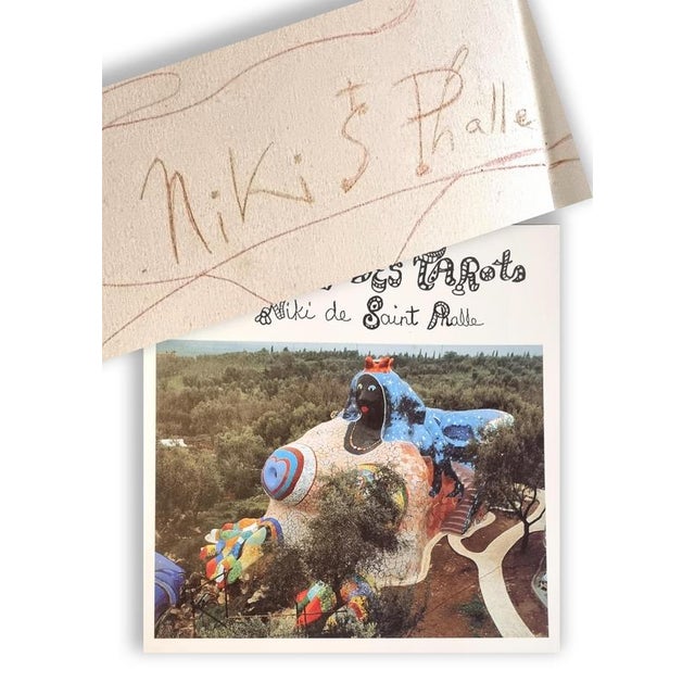Niki de Saint Phalle, autograph and dedication on catalog, 1999 For Sale - Image 4 of 4