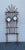 Wood Antique Scorched Tiger Bamboo Hall Tree With Diamond Mirrors and Umbrella Stand For Sale - Image 7 of 7