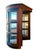 Hotel revolving door from the 1930s Revolving door in walnut wood with internal frames and brass handles, which when...