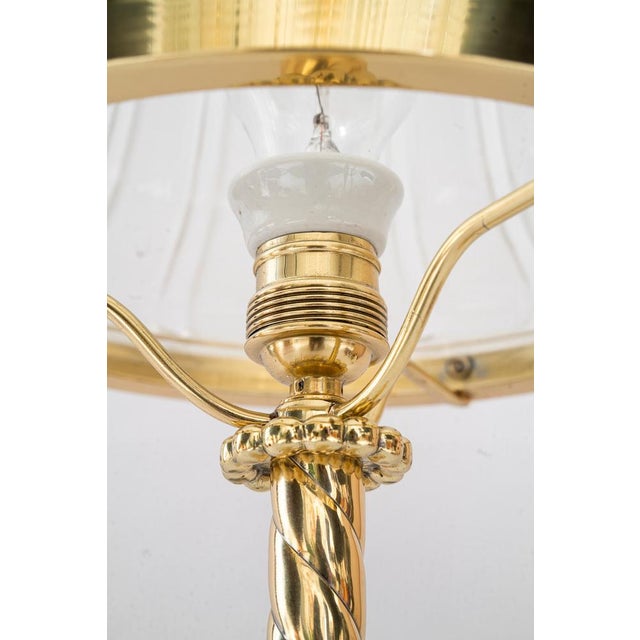 Art Deco Table Lamp with Glass Shade, Vienna, 1920s For Sale - Image 10 of 17