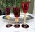 Venetian Ruby ​​and Gilt Murano Glass Goblets, Set of 3 For Sale - Image 5 of 13