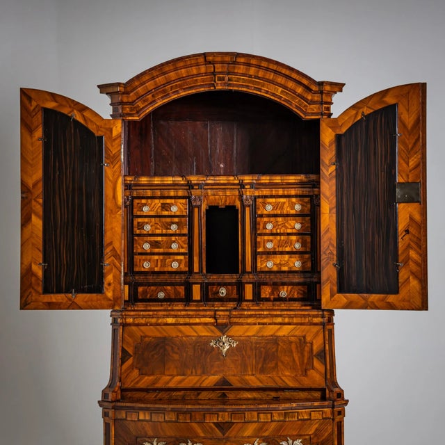 Baroque Secretary, Dresden, Germany, Mid-18th Century For Sale - Image 14 of 16