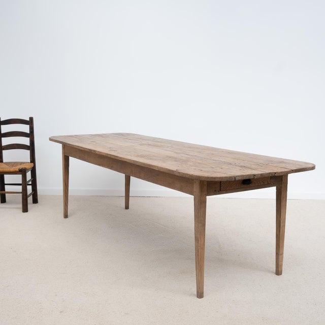Antique 19th Century Farmhouse Oak Table, France For Sale - Image 10 of 12