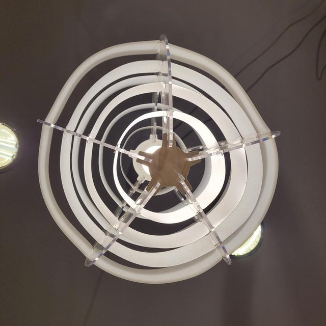 Swedish Lakene Hanging Lamp by Flemming Brylle and Preben Jacobsen for Ikea, 1990s For Sale - Image 17 of 18